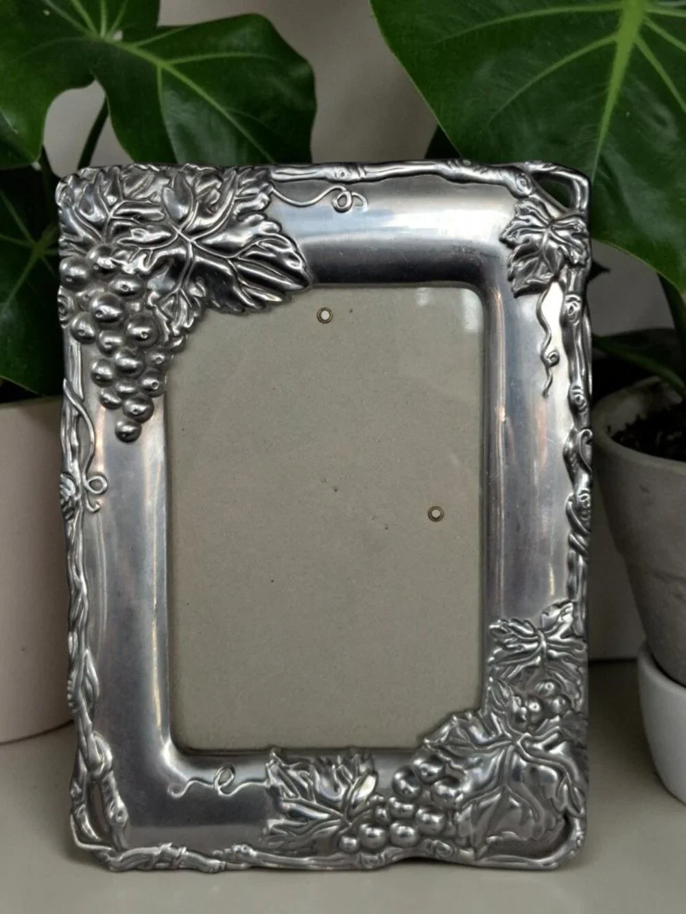 Arthur Court Grapevine Frame 4x6 Photo Vintage Embossed Classic Tuscan Gift NOS
